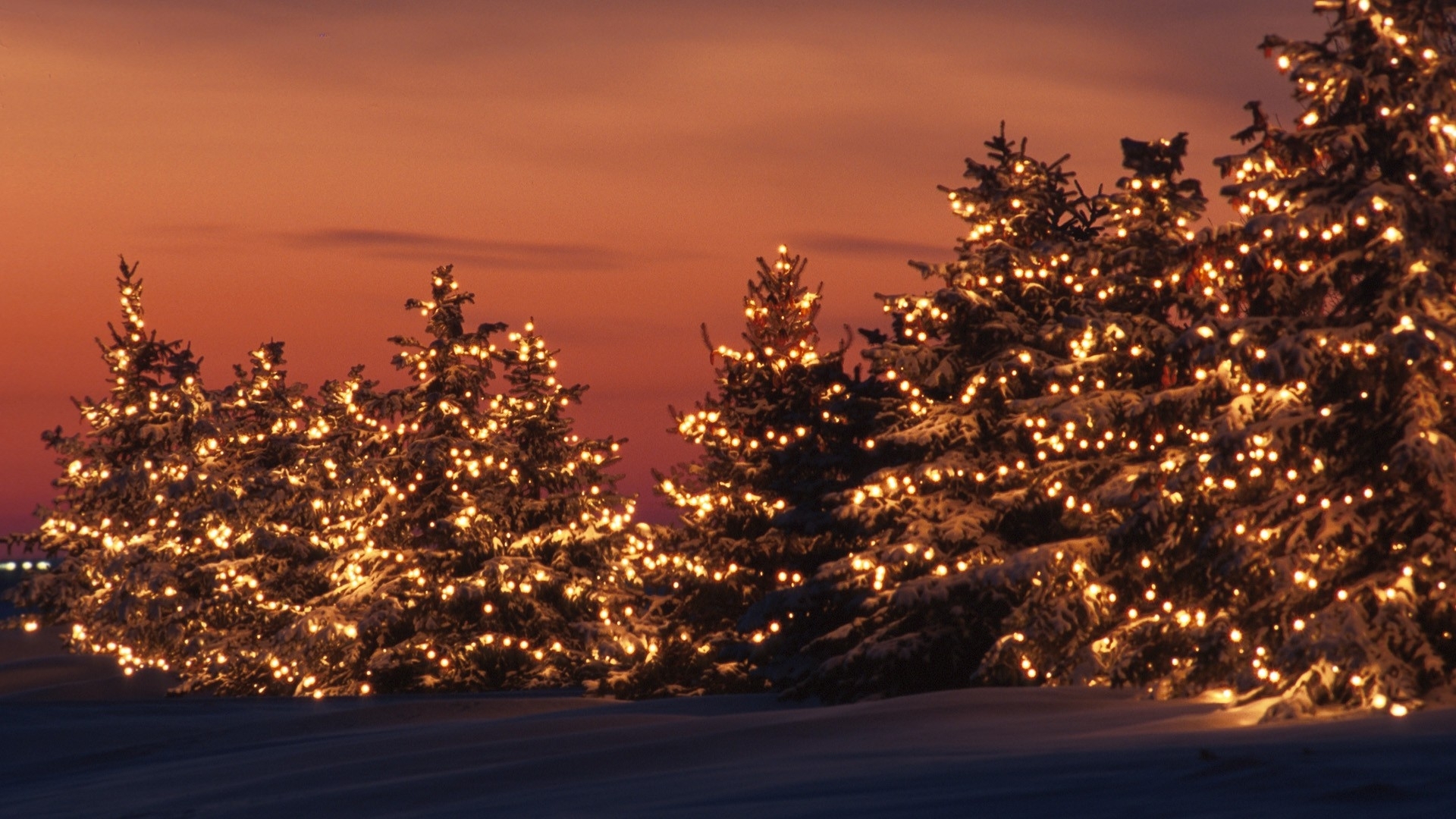 Christmas Lights Background | Wallpapers9