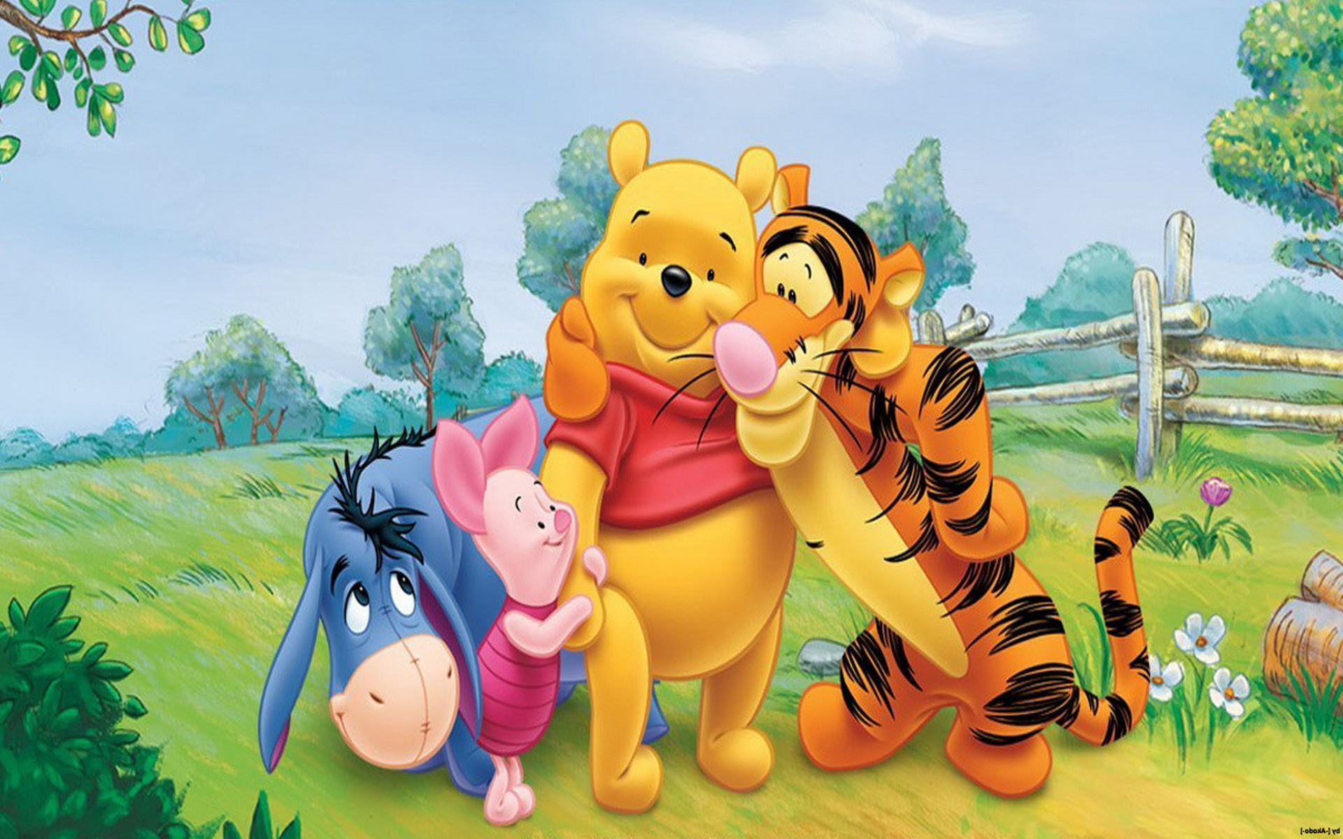 High Resolution Disney Cartoon Winnie The Pooh Wallpaper HD 2 Full