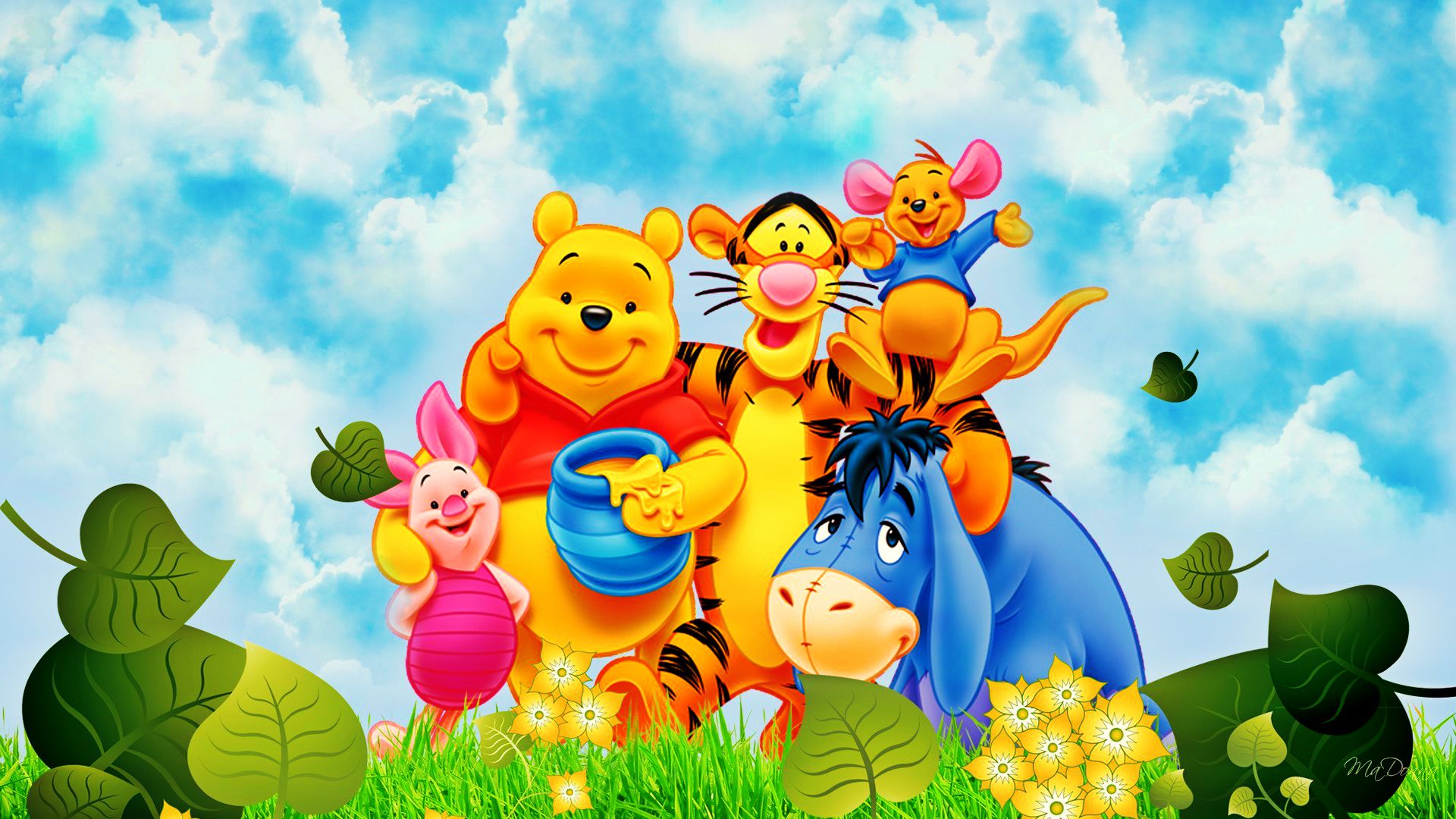 High Resolution Disney Cartoon Winnie The Pooh Wallpaper HD 9 Full