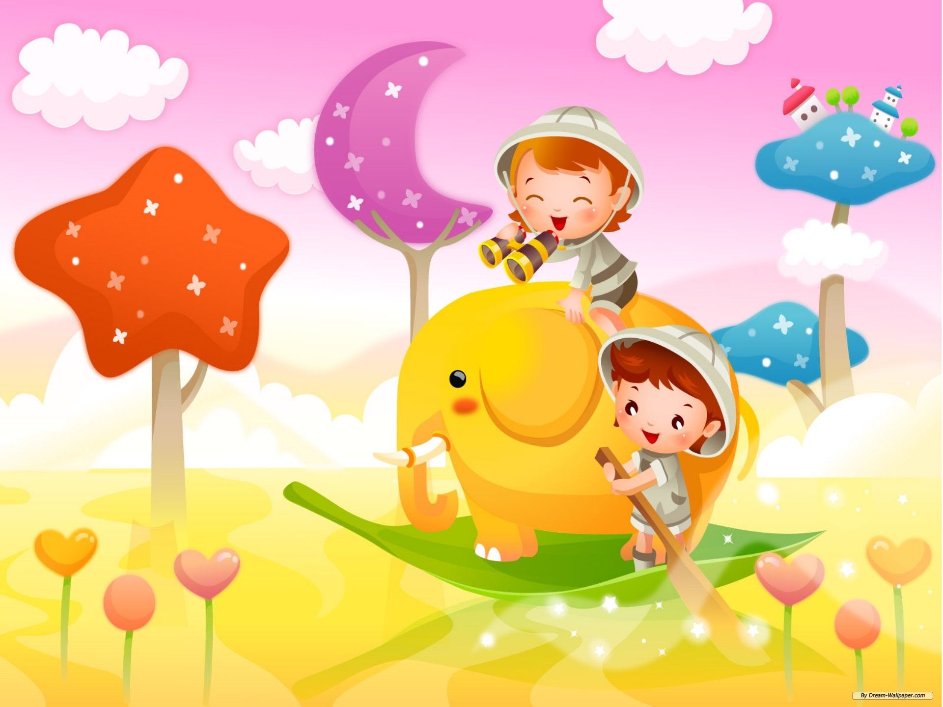 Cartoon Pictures Of Children - Widescreen HD Wallpapers
