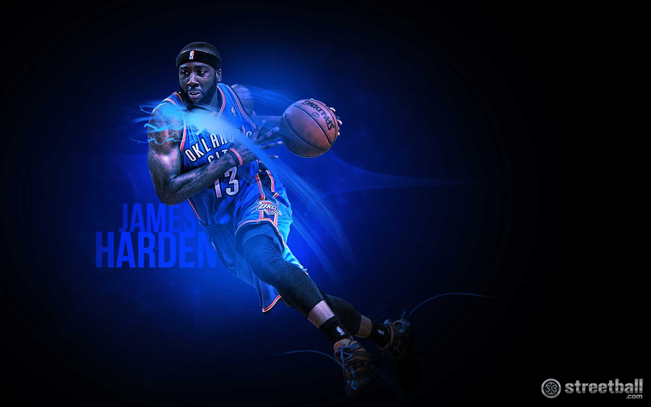 James Harden Oklahoma City NBA 2012 Wallpaper - Streetball