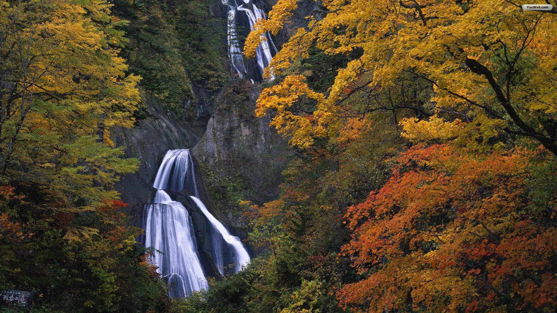 YouWall - Magnificent Waterfall Wallpaper - wallpaper,wallpapers ...