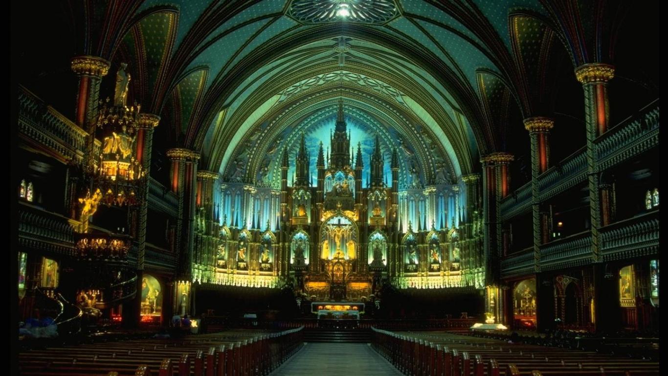 Wallpapers Religions Catholic Free Hd Magnificent Bright Cathedral ...