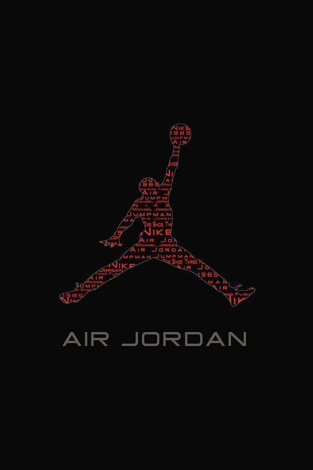 FREEIOS7 | air-jordan-logo - parallax HD iPhone iPad wallpaper ...