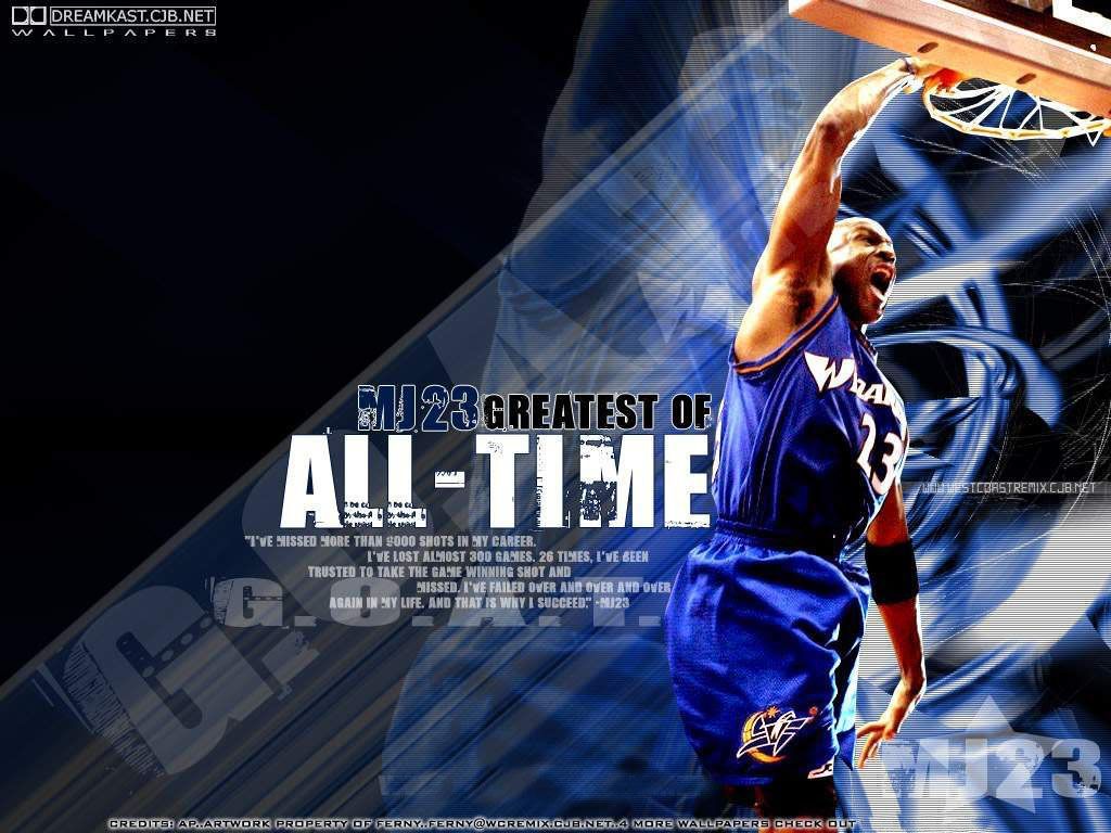 Download Michael Jordan In Washington Wizards Jersey Wallpaper