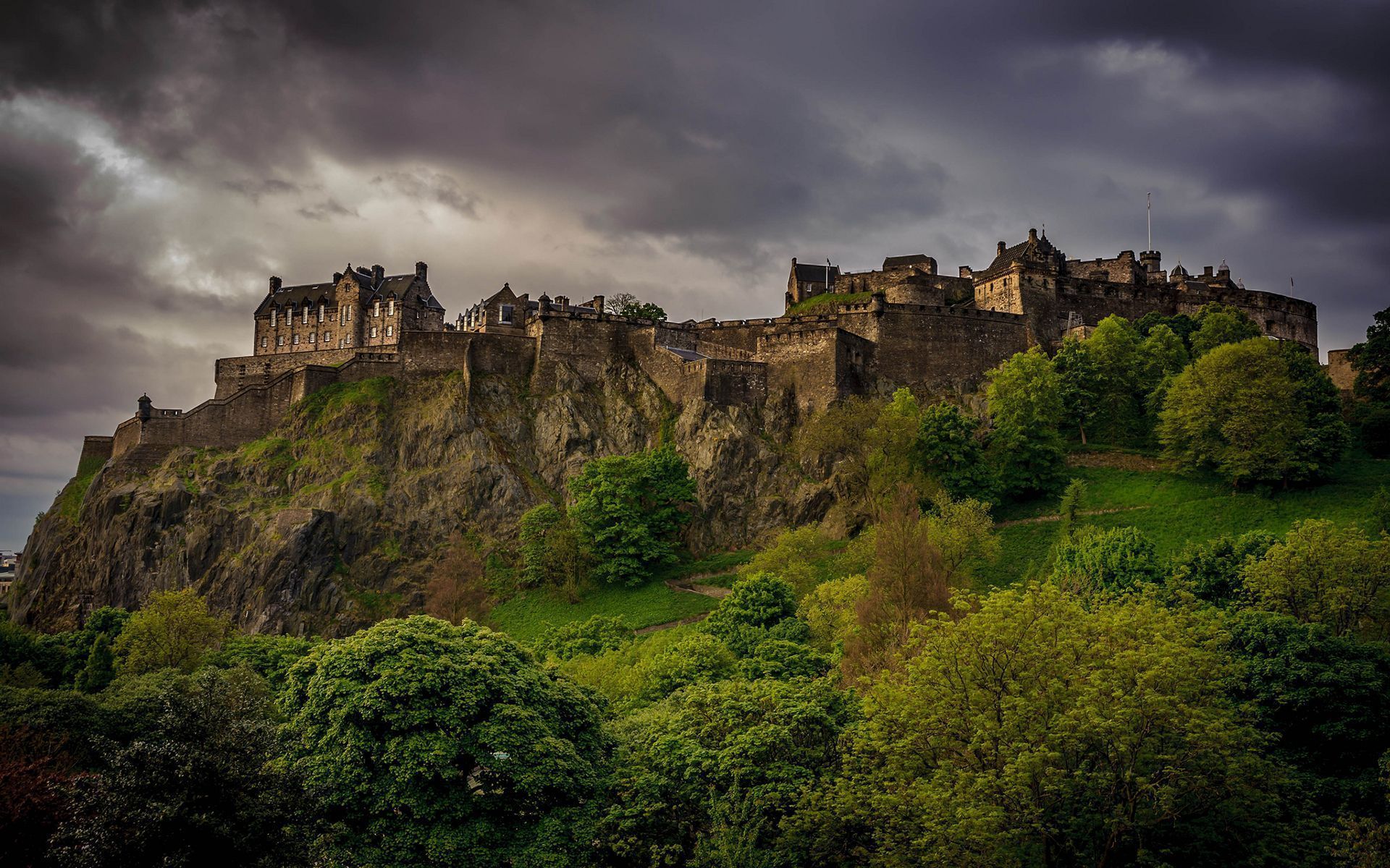 Edinburgh castle scotland wallpaper
