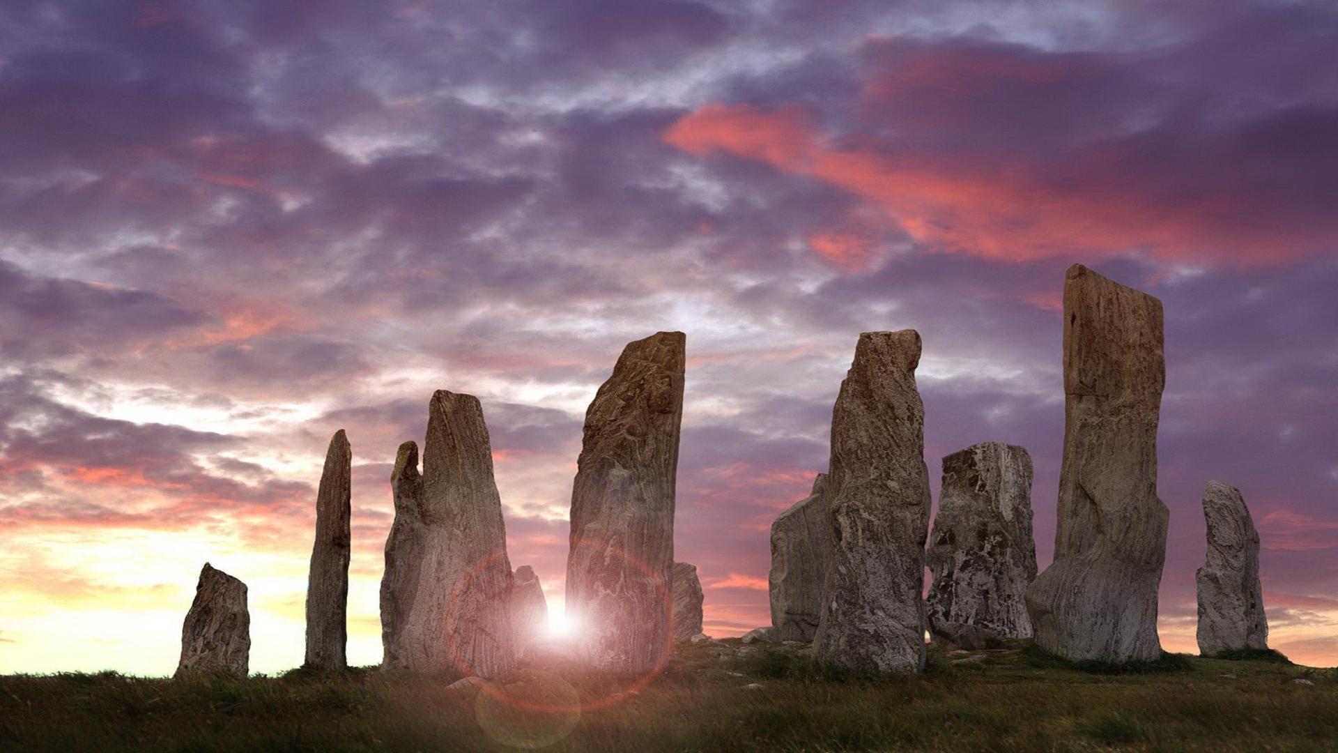 Callanish standing stones outer hebrides Scotland free desktop ...