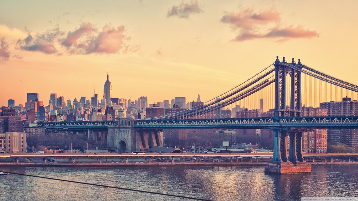 Bay Bridge, New York HD desktop wallpaper : High Definition ...