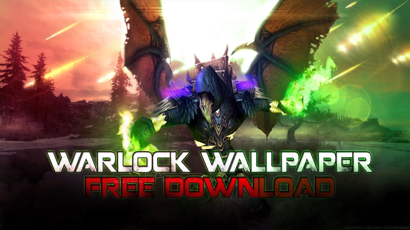 Fel Warlock Wallpaper - Free Download - Speed art Photoshop