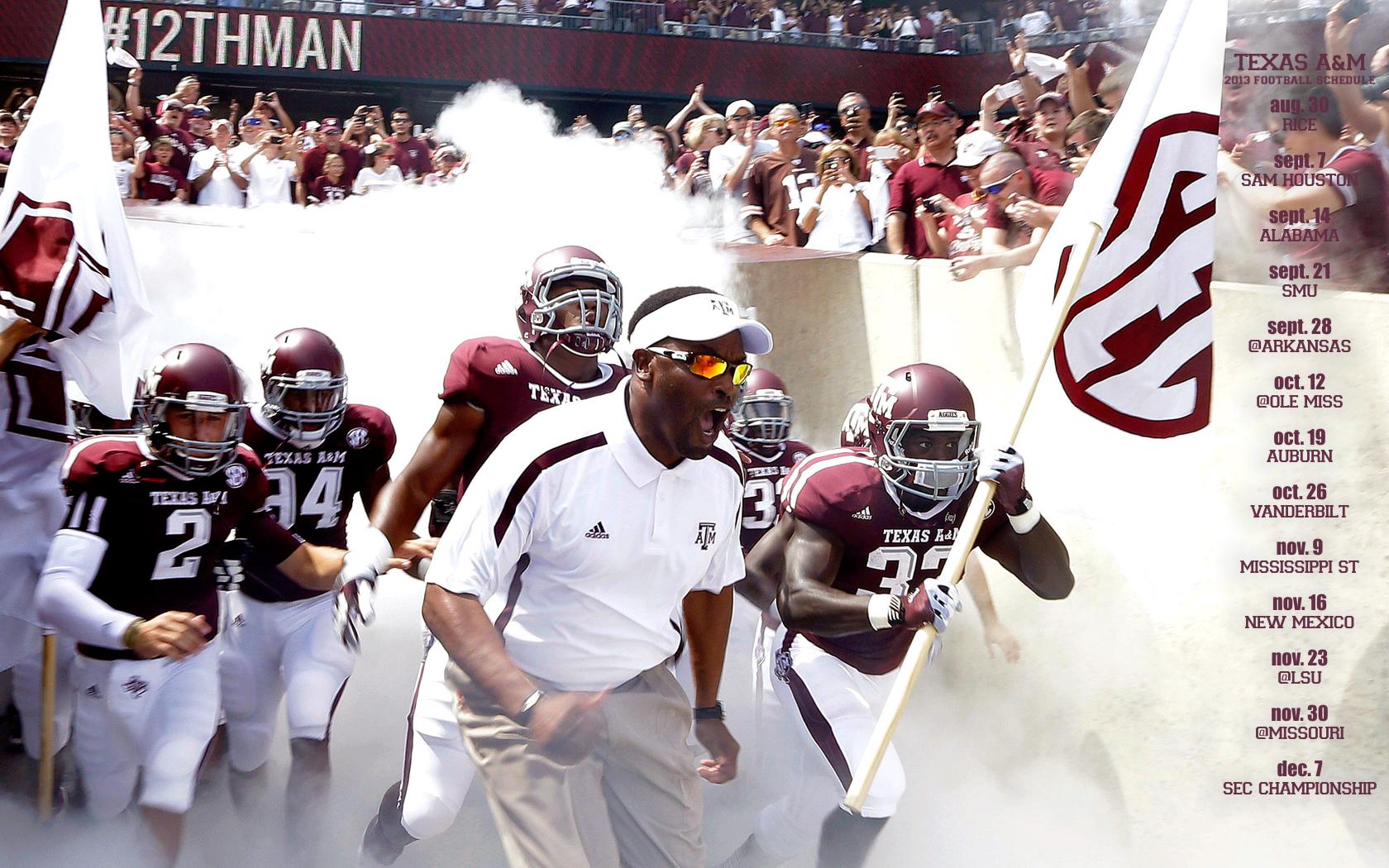 Made a 2013 schedule wallpaper TexAgs