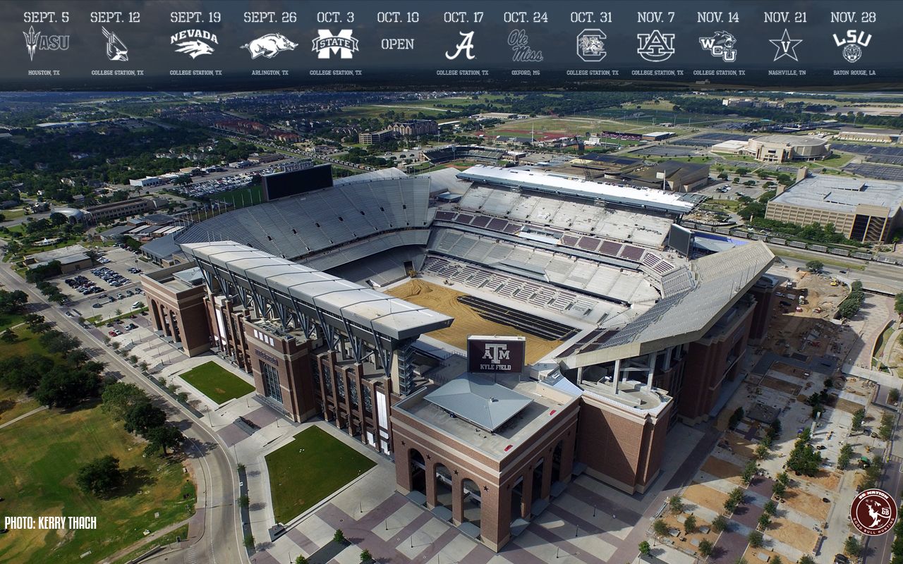 New Texas A&M wallpaper of Renovated Kyle Field for your phones
