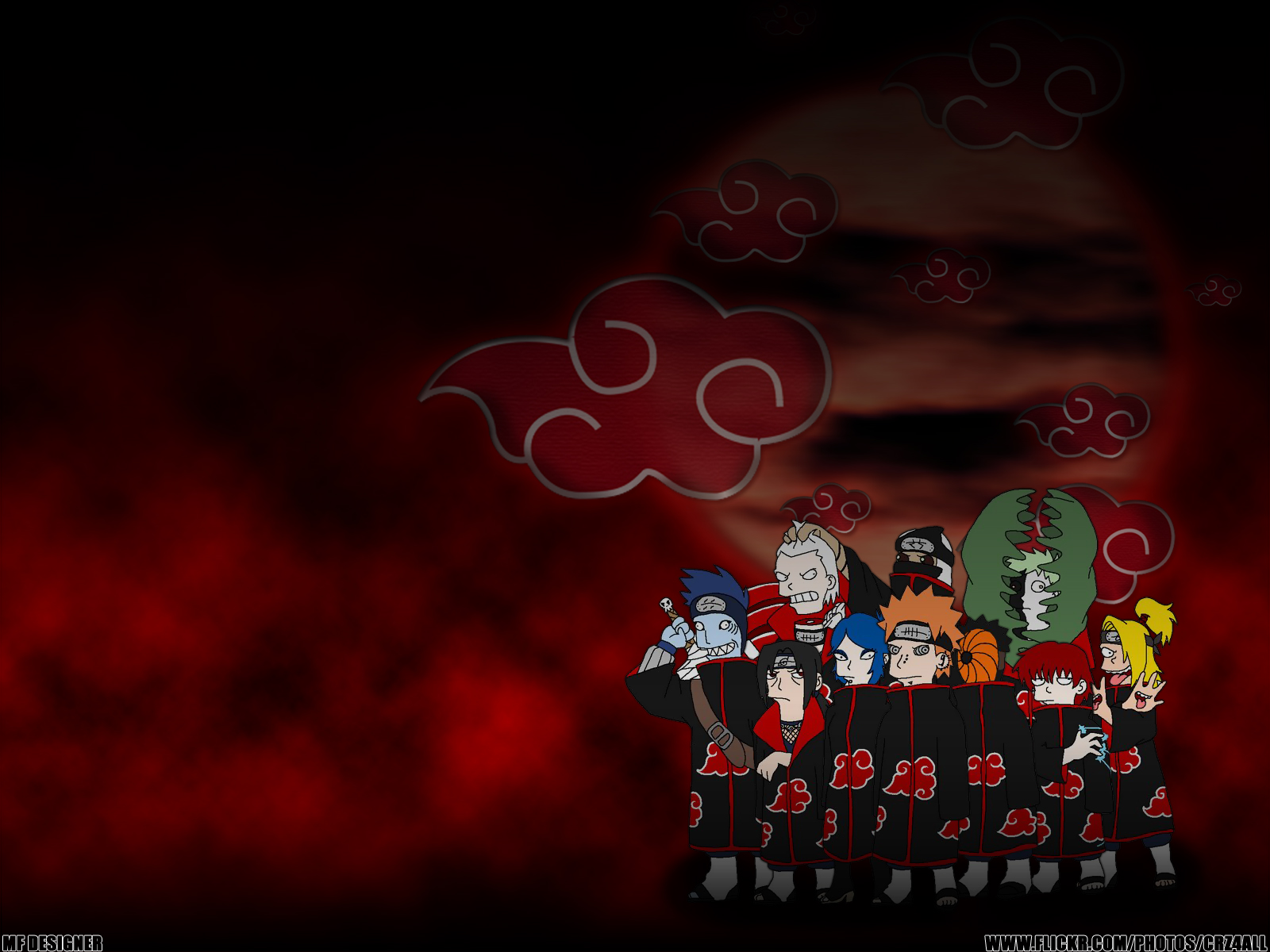 Naruto akatsuki cloud HD wallpapers