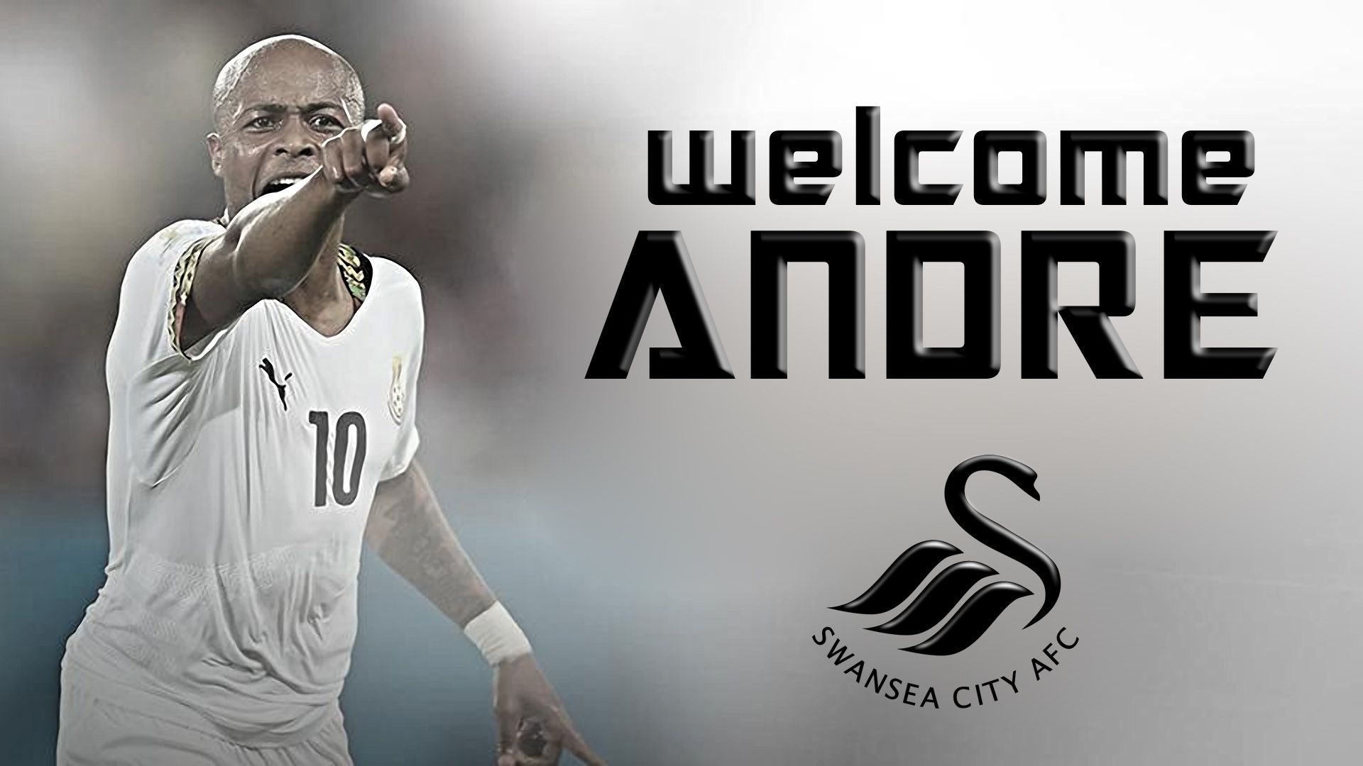 Andre Ayew 2015 Welcome to Swansea City AFC Wallpaper