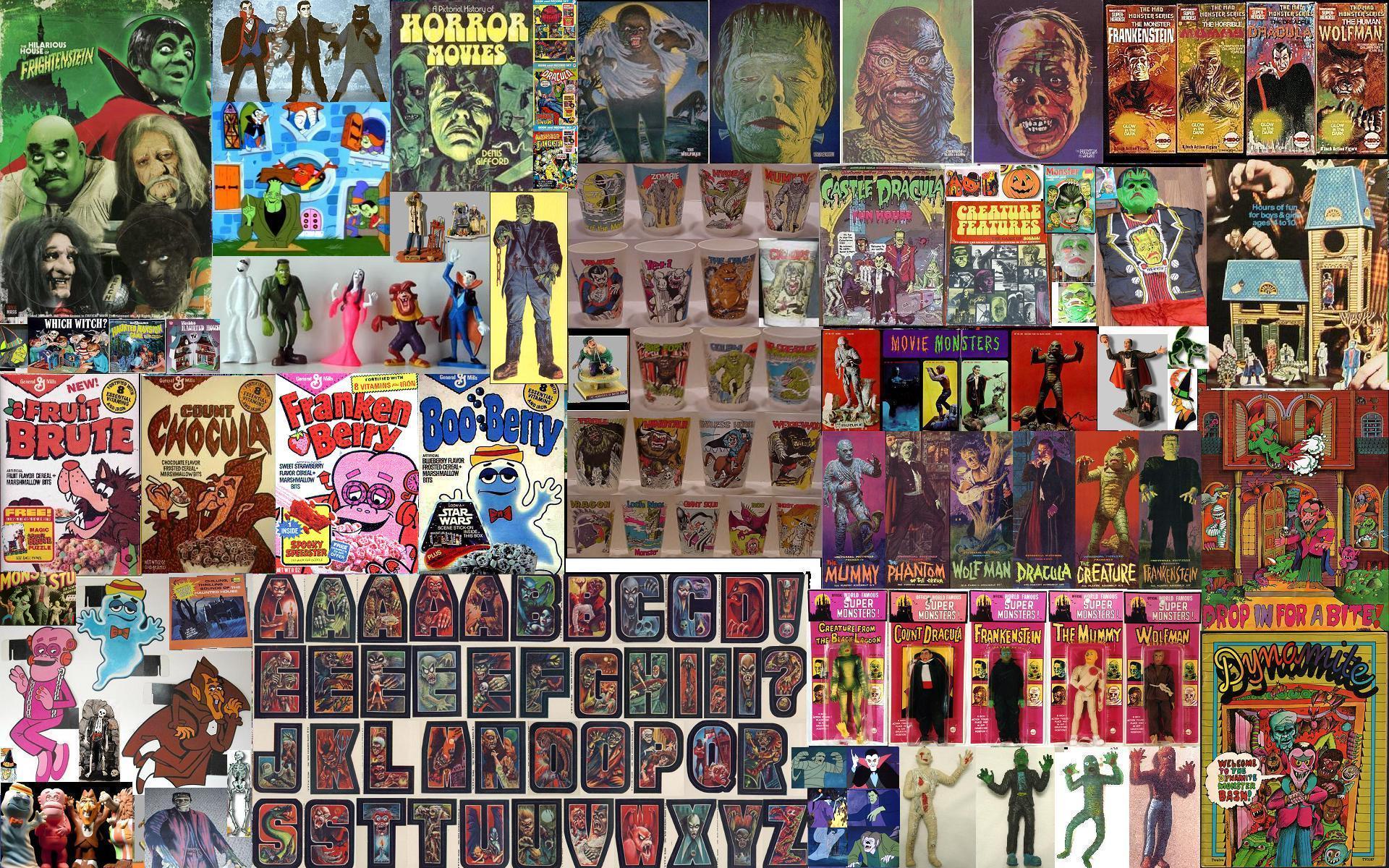 70's Monster Toys & stuff Wallpaper!!!