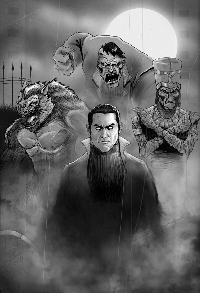 Classic Universal Monsters by DanShive on DeviantArt