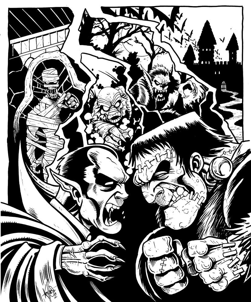 Universal Monsters by Corpsecomic on DeviantArt