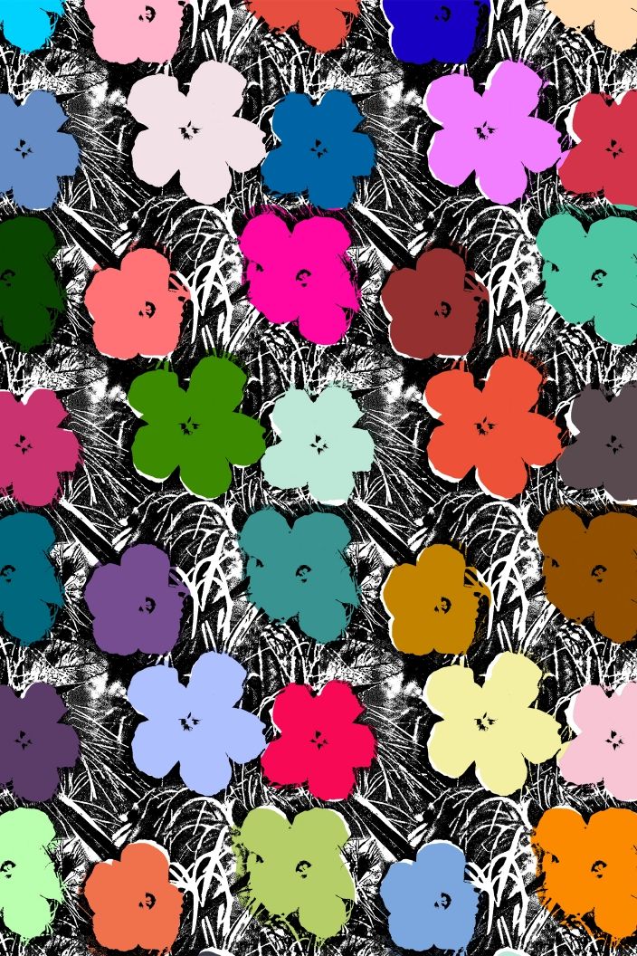 Small flowers andy warhol by Flavorpaper wallpaper. PATTERNS