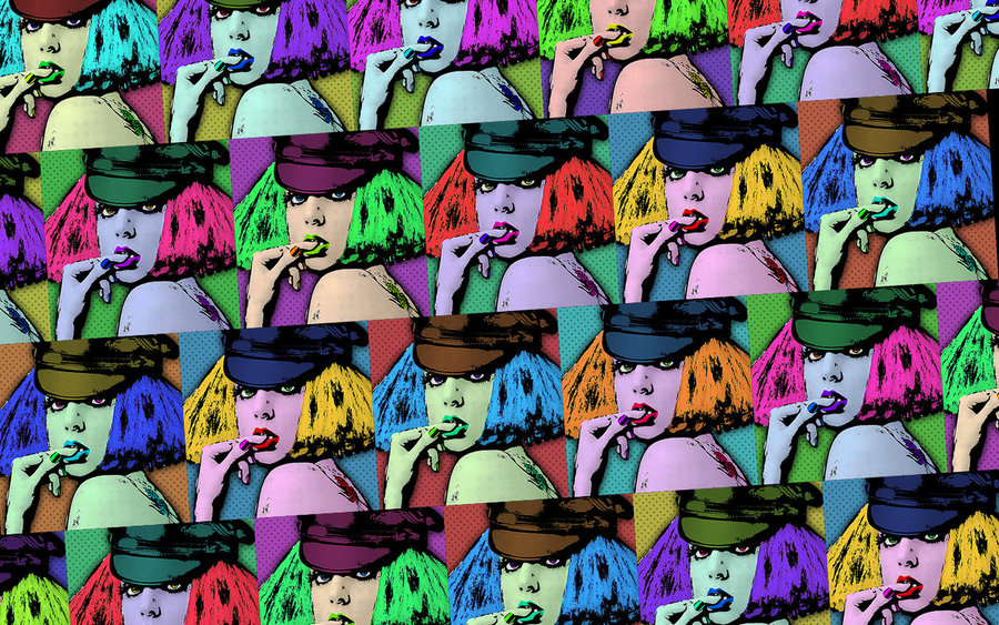 Gaga Warhol Wallpaper by itsjerm on DeviantArt