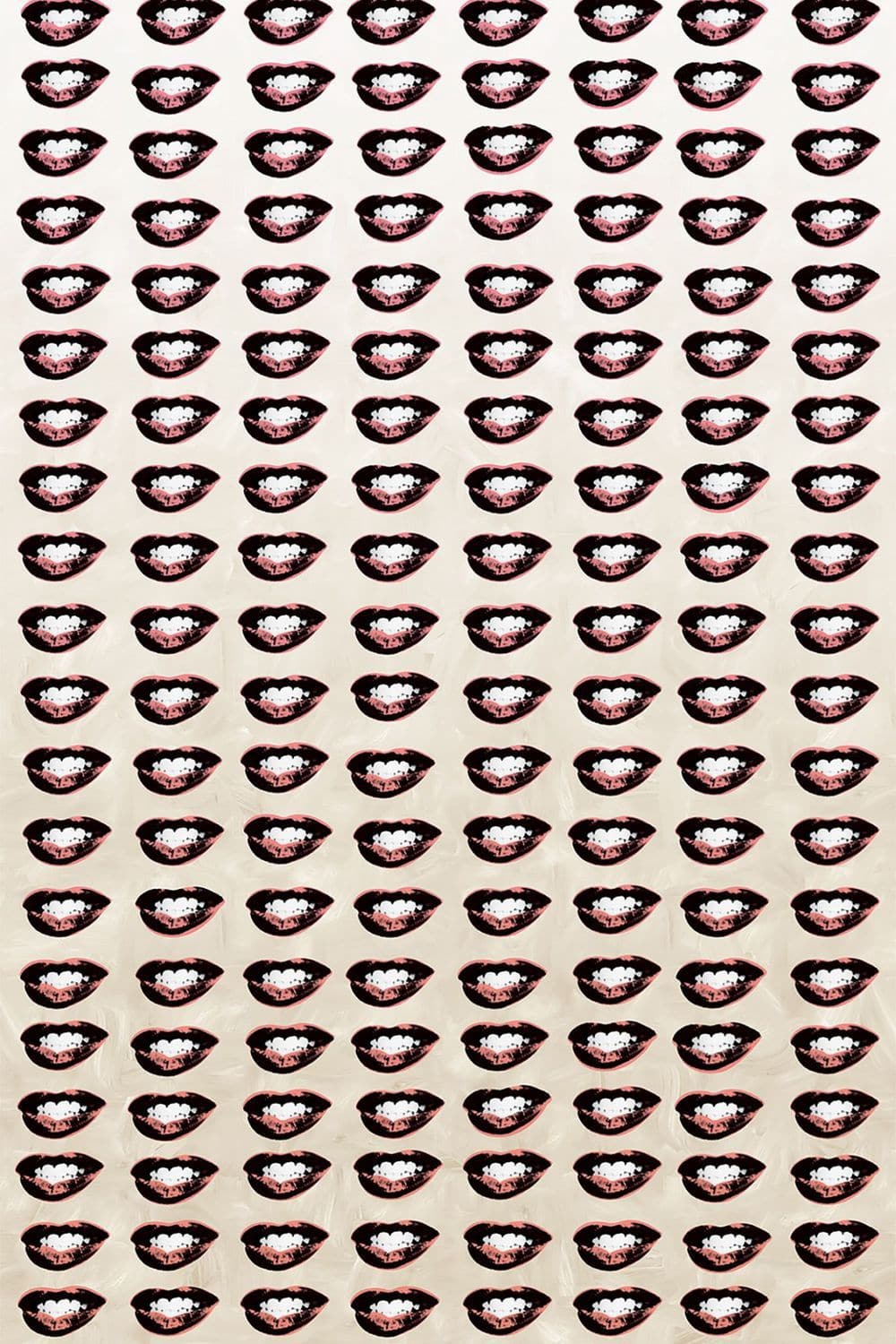 Contemporary wallpaper / patterned / printed - MARILYN'S LIPS by ...