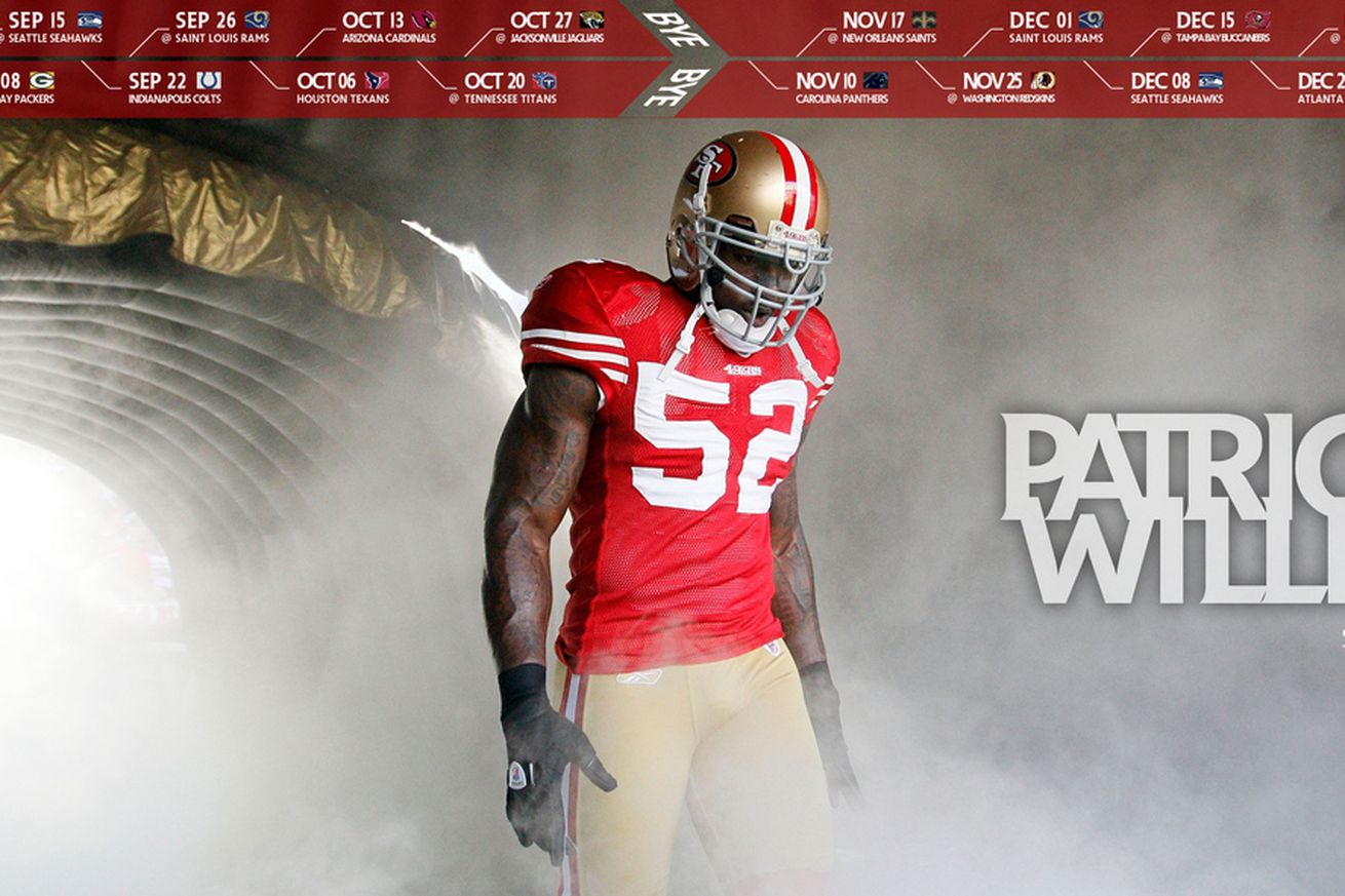 How about a fancy 49ers desktop background for your computer ...