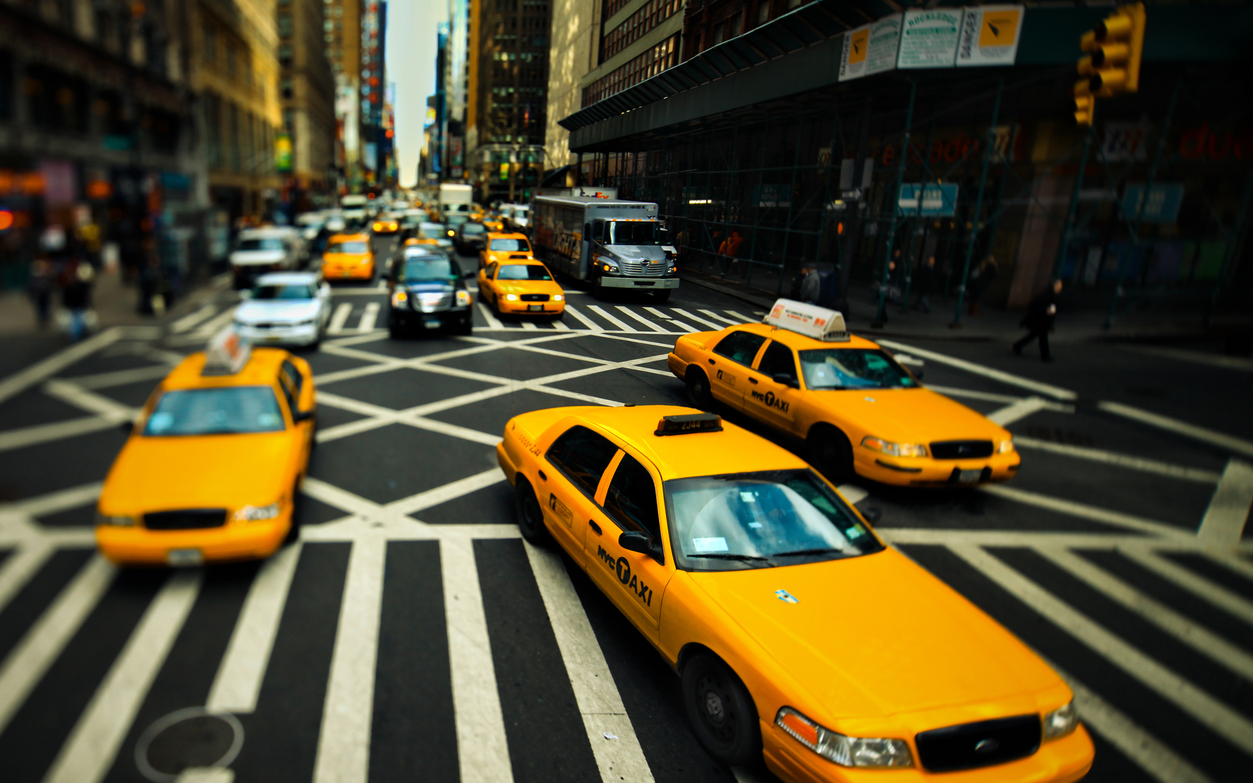 Jestingstock.com New York Wallpaper Taxi