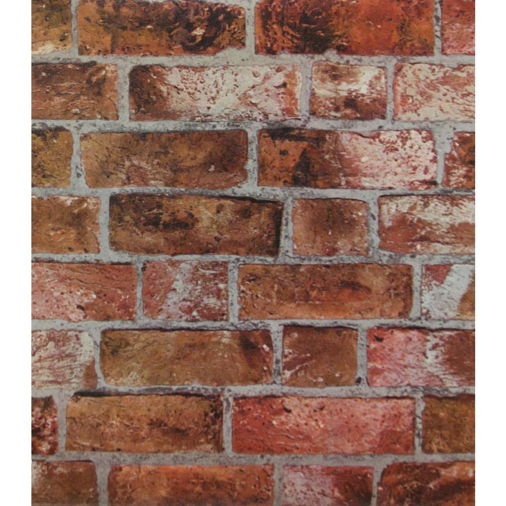 Modern Rustic Brick Wallpaper