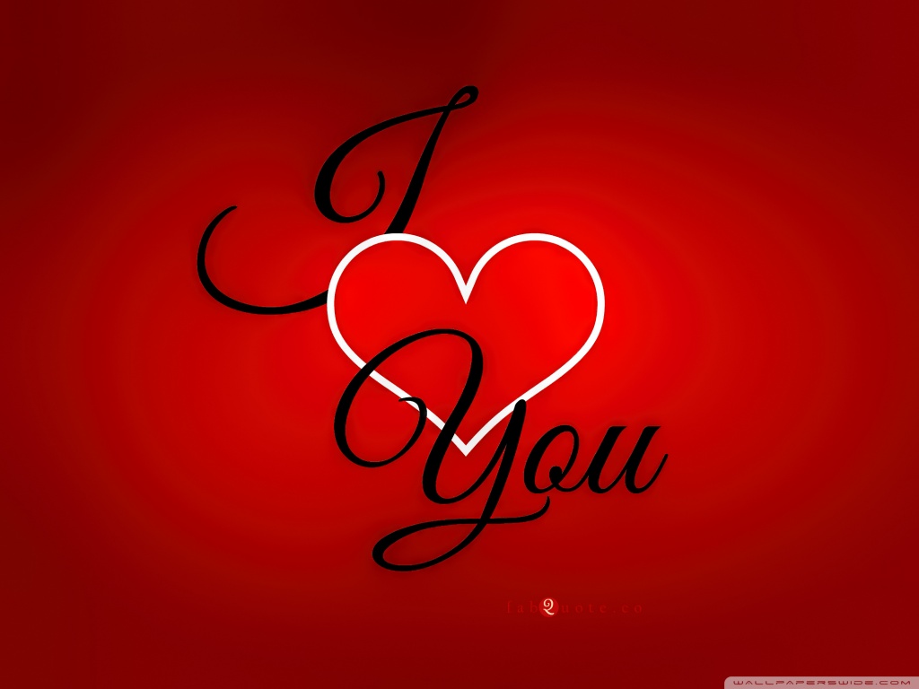 Valentines Day I love you Card HD desktop wallpaper : High ...