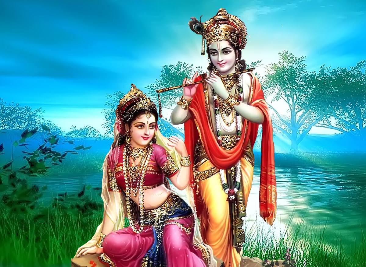 Free Download Devotional Radha Krishna Wallpapers in HD