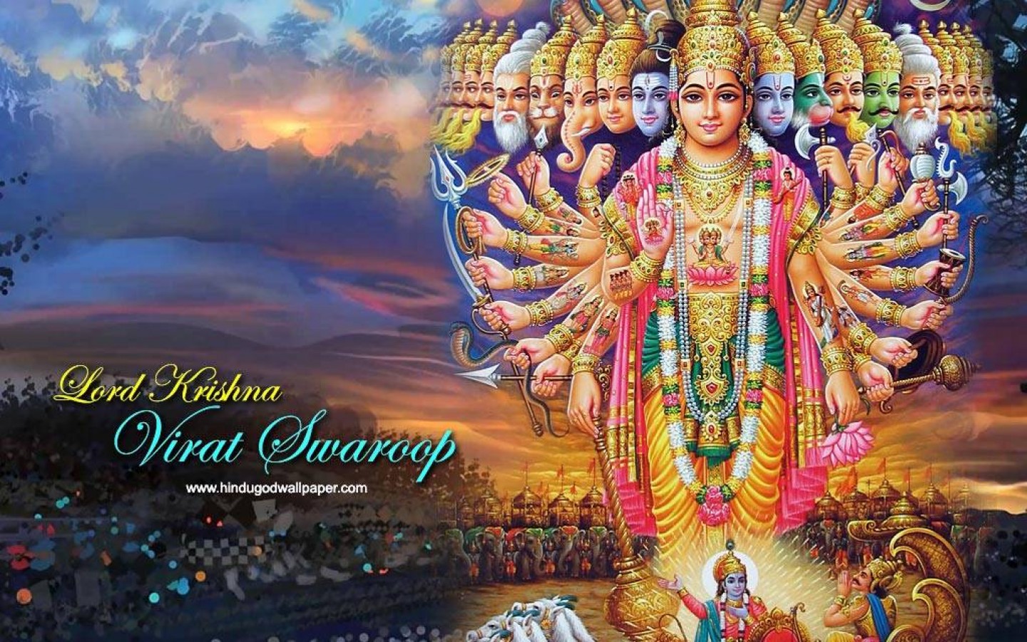 1440x900 Lord Krishna | Krishna Virat Swaroop Wallpaper Hd Images