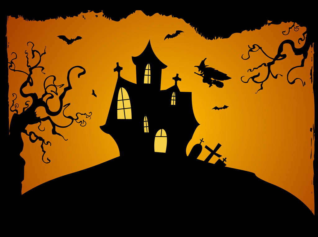 Halloween Background Vector Vector Art & Graphics | freevector.com