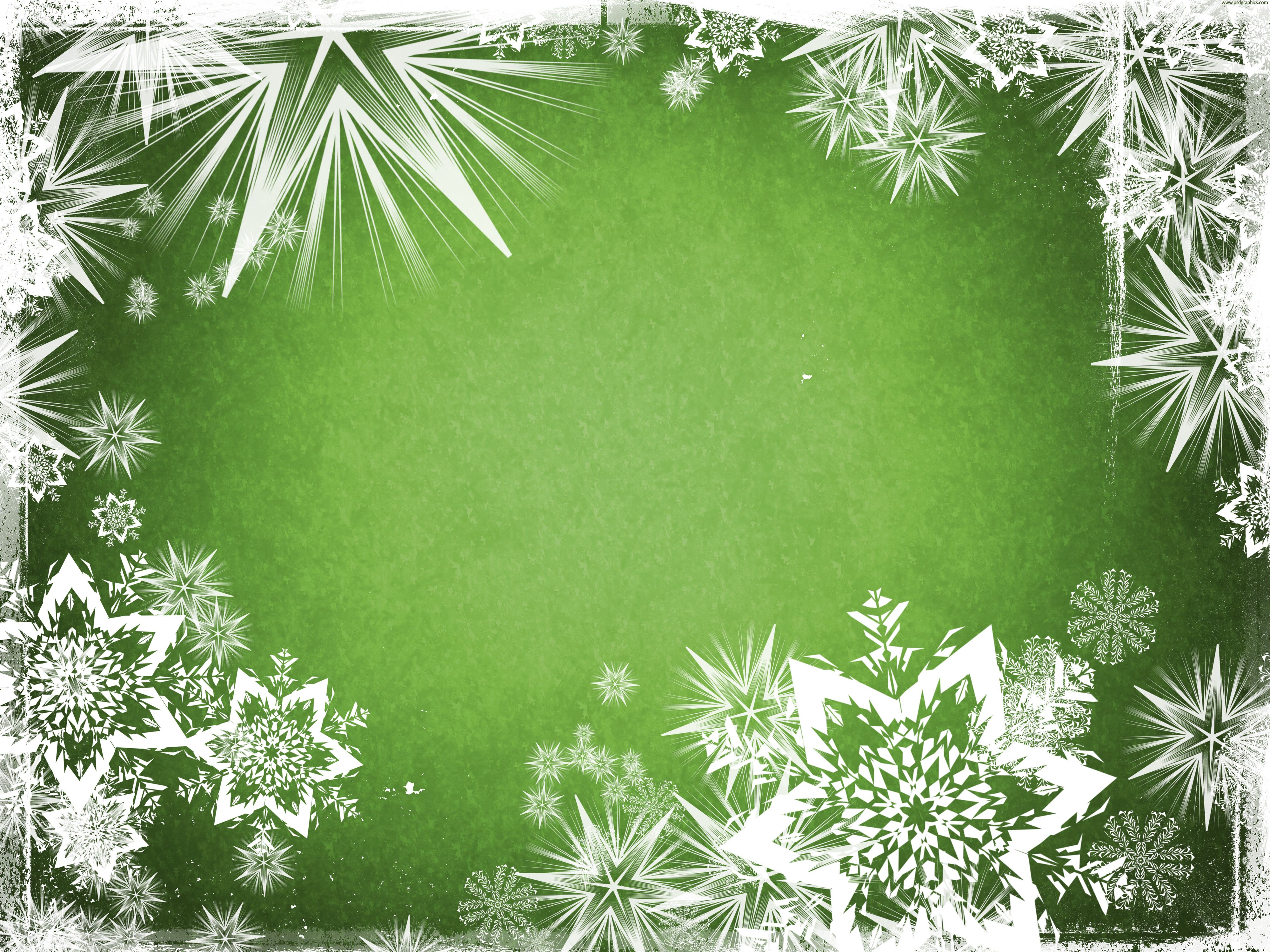Green Christmas background | PSDGraphics
