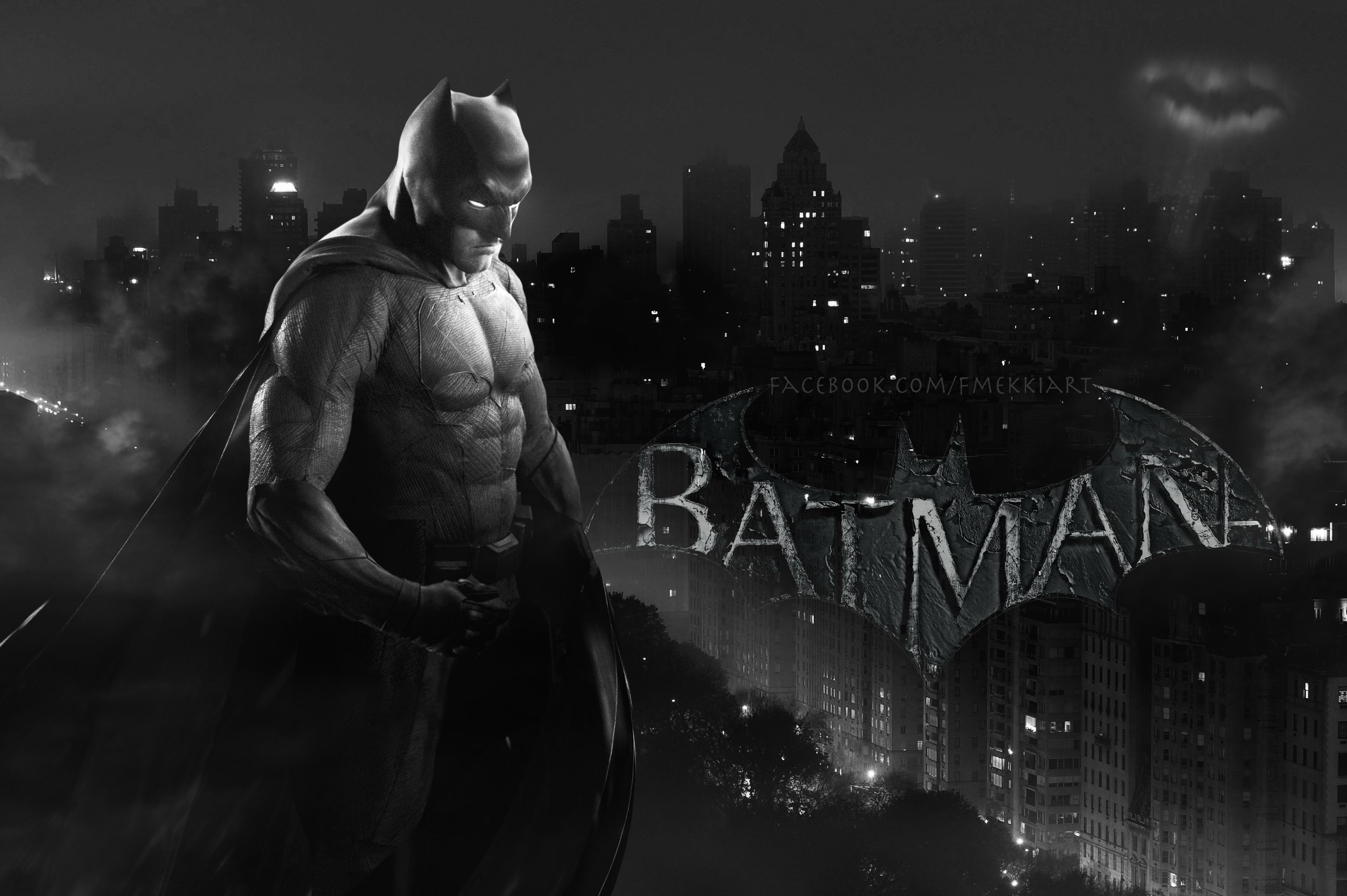 Batman [ BVS Affleck ] Wallpaper Hi-Res by mekk33 on DeviantArt