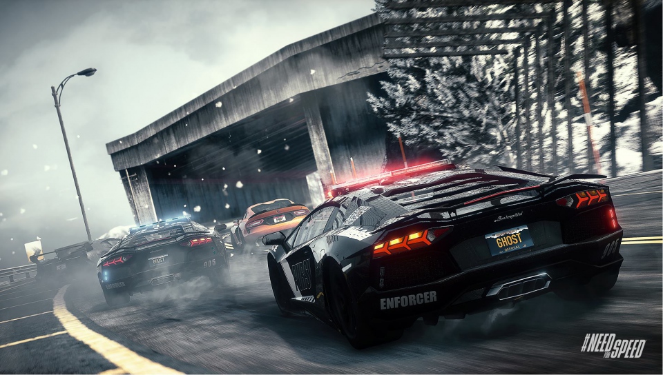 Download Wallpaper 960x544 Need for speed rivals, Lamborghini ...