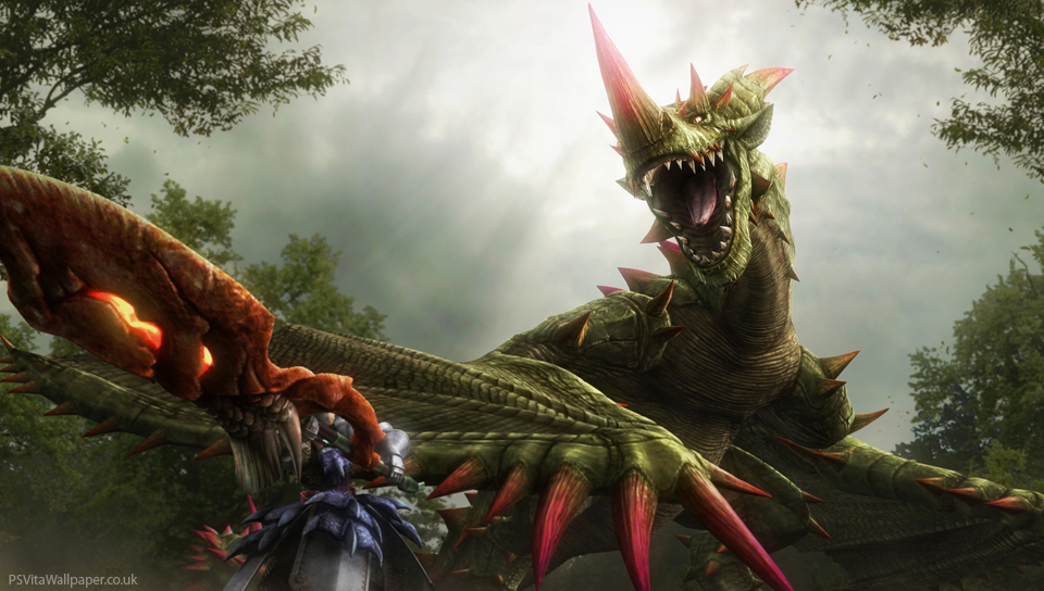 Download Monster Hunter Espinas PS Vita Wallpaper Free