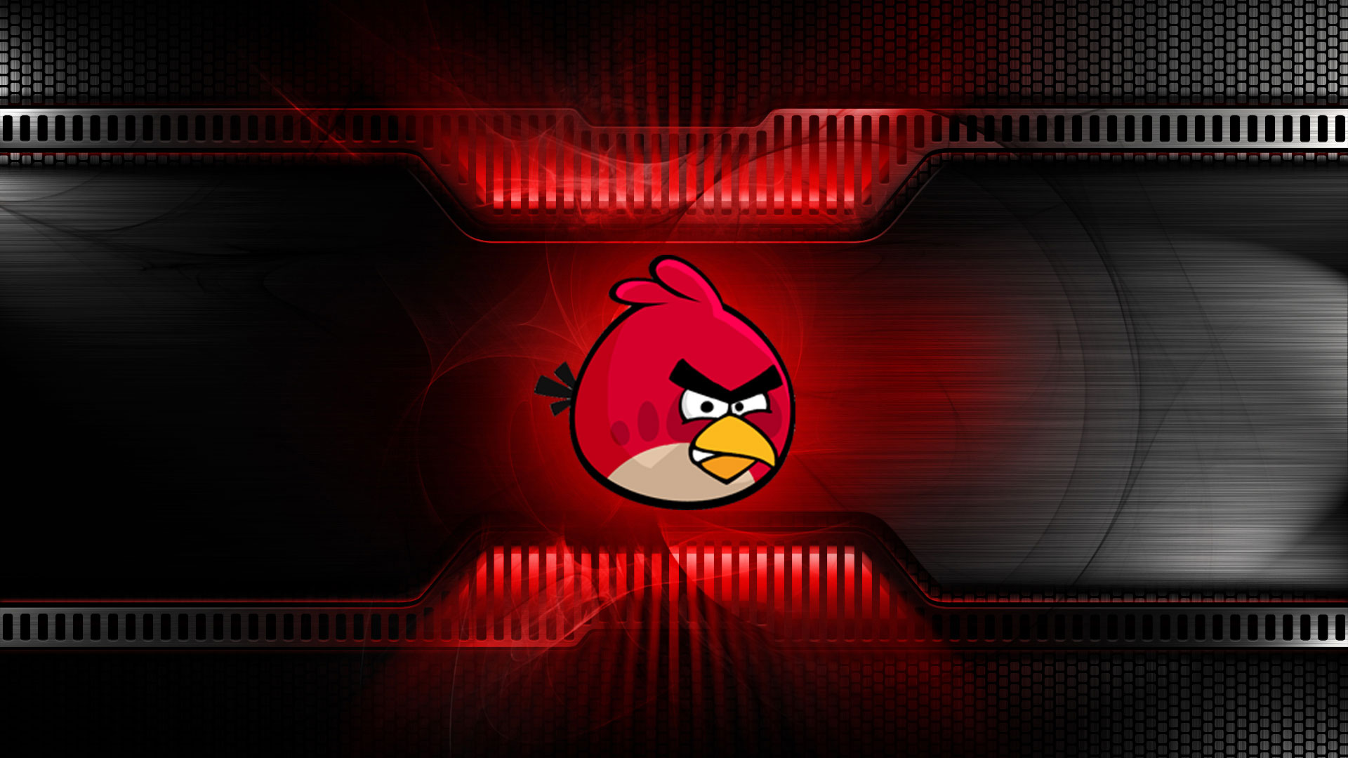 CARTOON RED ANGRY BIRDS DESKTOP BACKGROUND WALLPAPER 1080p - HD