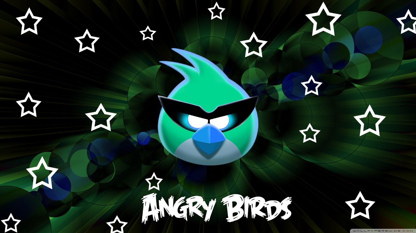 Angry Birds (Green Effect) HD desktop wallpaper : High Definition ...