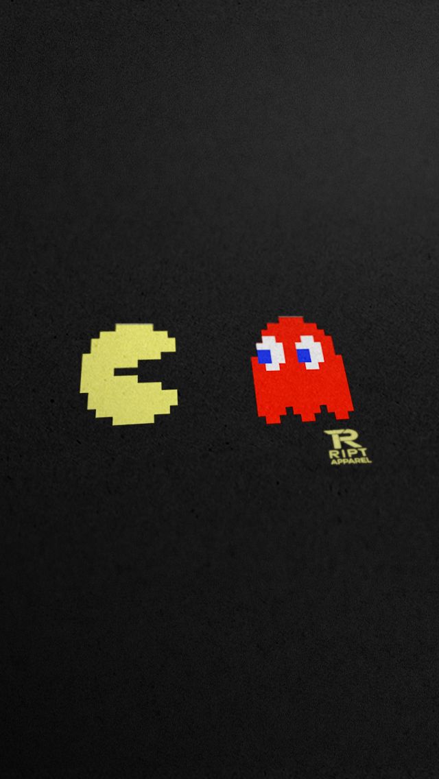RIPT T-Shirts: Pac-Man Poster & Wallpaper iPhone 5, and iPad ...