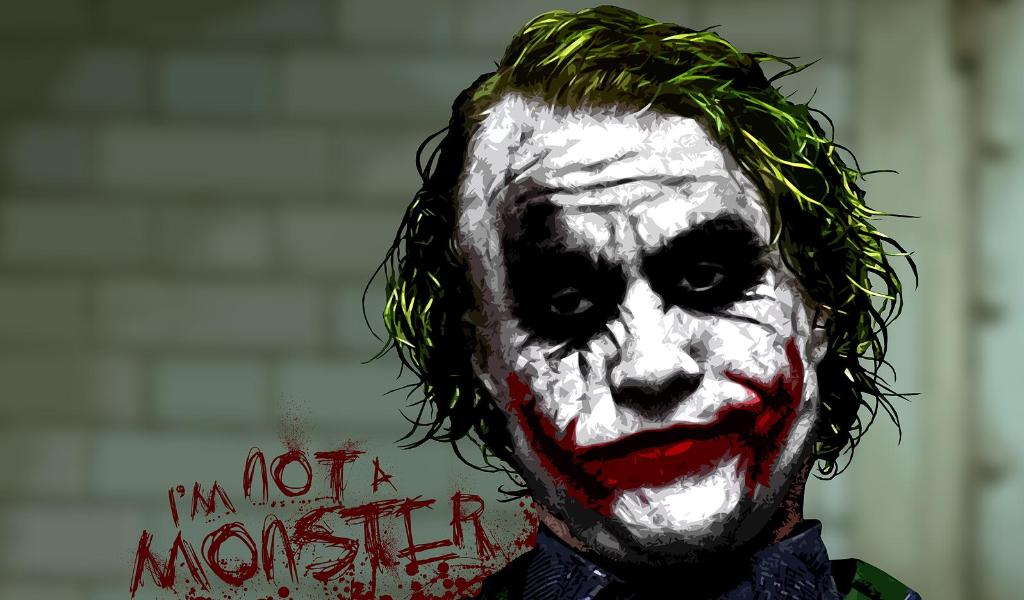 The Joker Heath Ledger Why So Serious - wallpaper.
