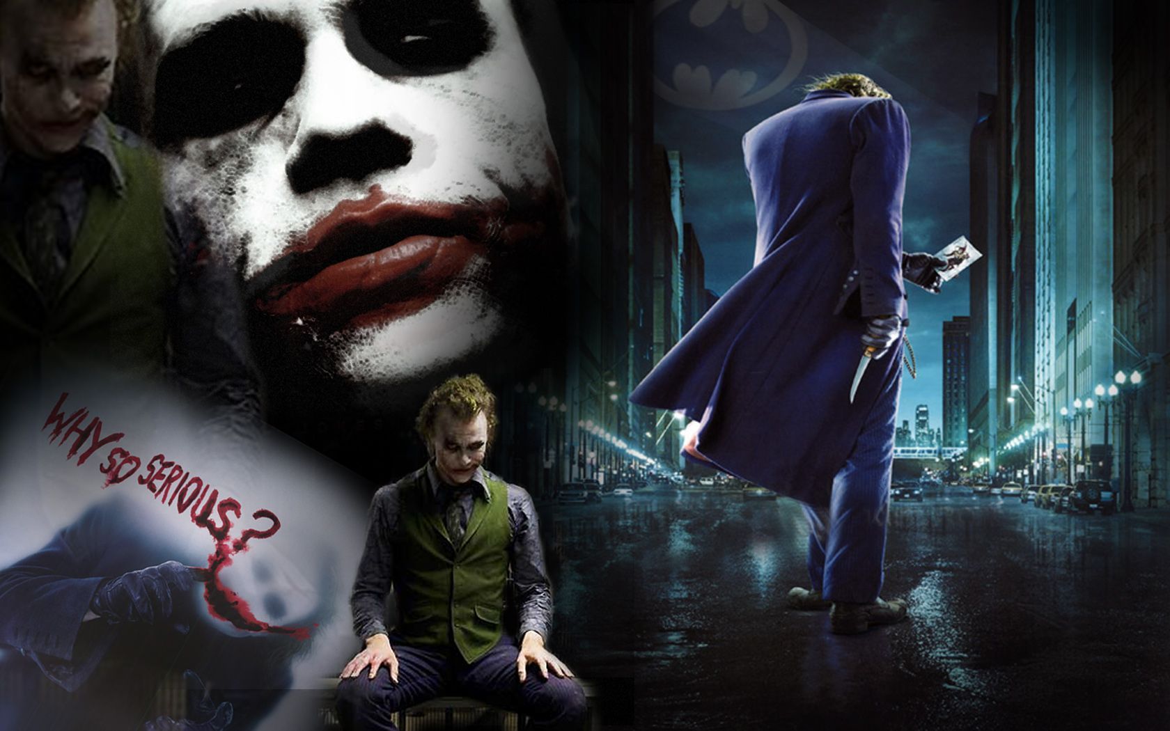 Wallpaper, The New Joker - Heath Ledger