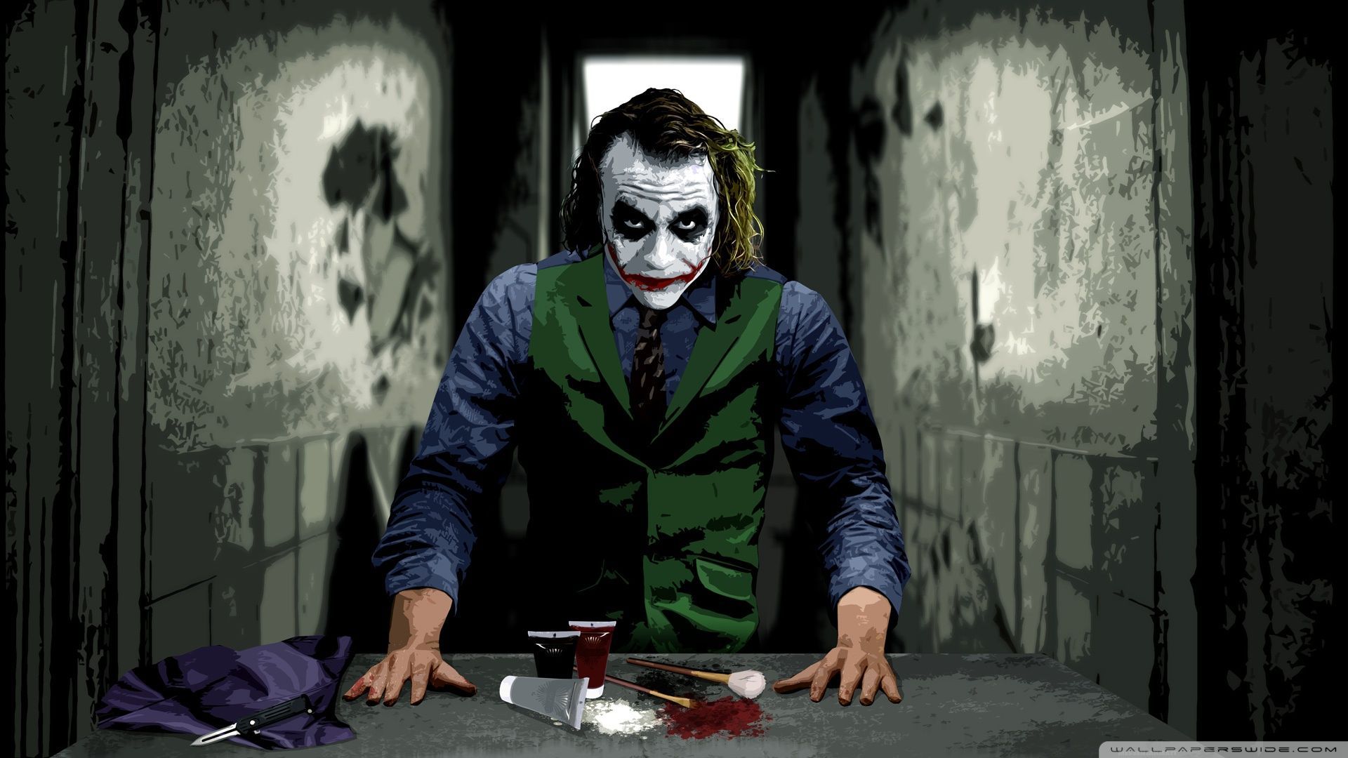 Heath Ledger The Joker HD Wallpaper 1920x1080 ID56152