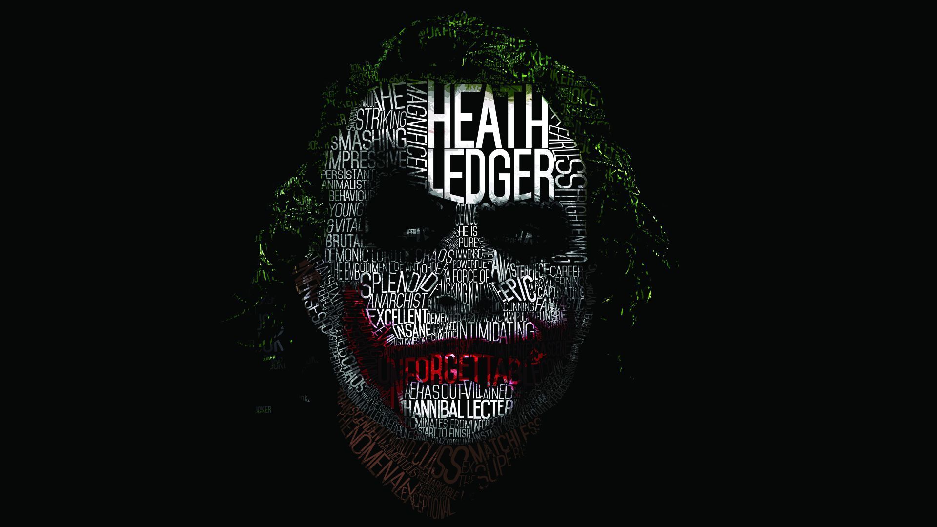 I made a typographic wallpaper to showoff the feedback that Heath
