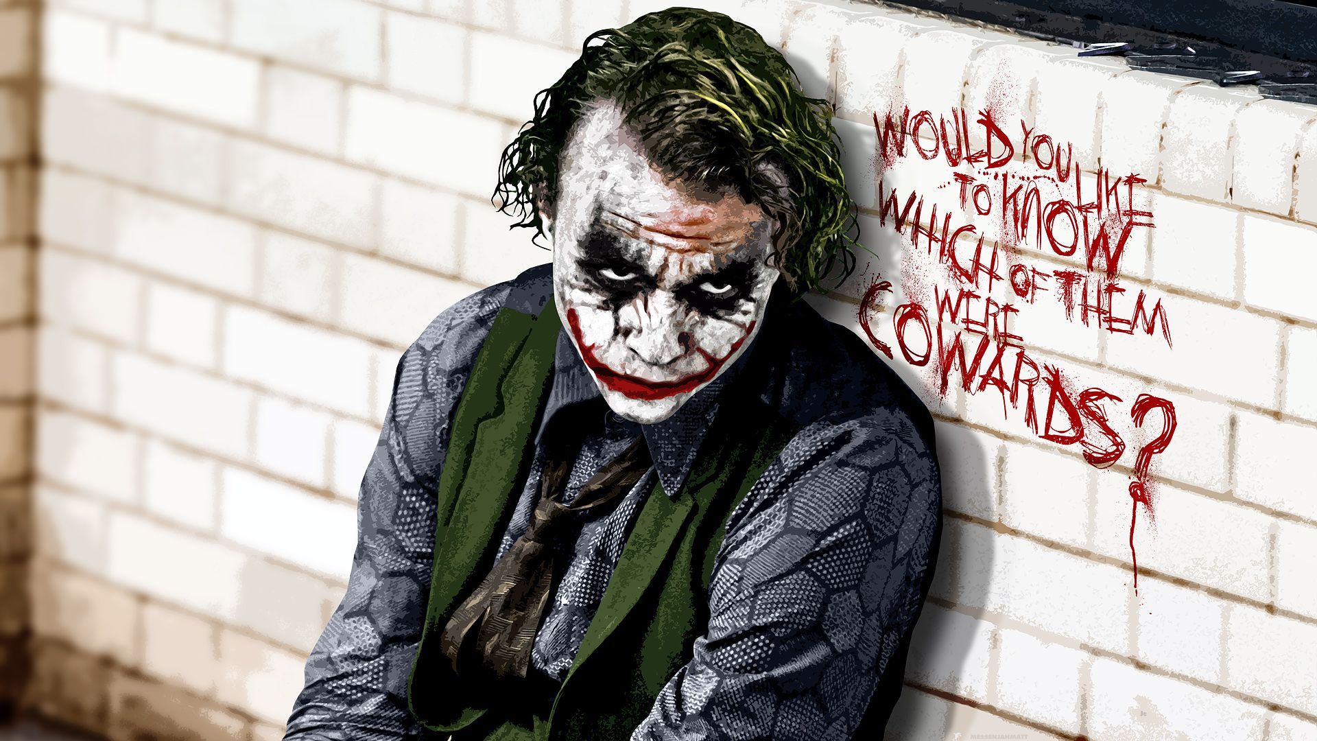 Joker, Batman, Villain, movies, Heath Ledger Image Wallpaper