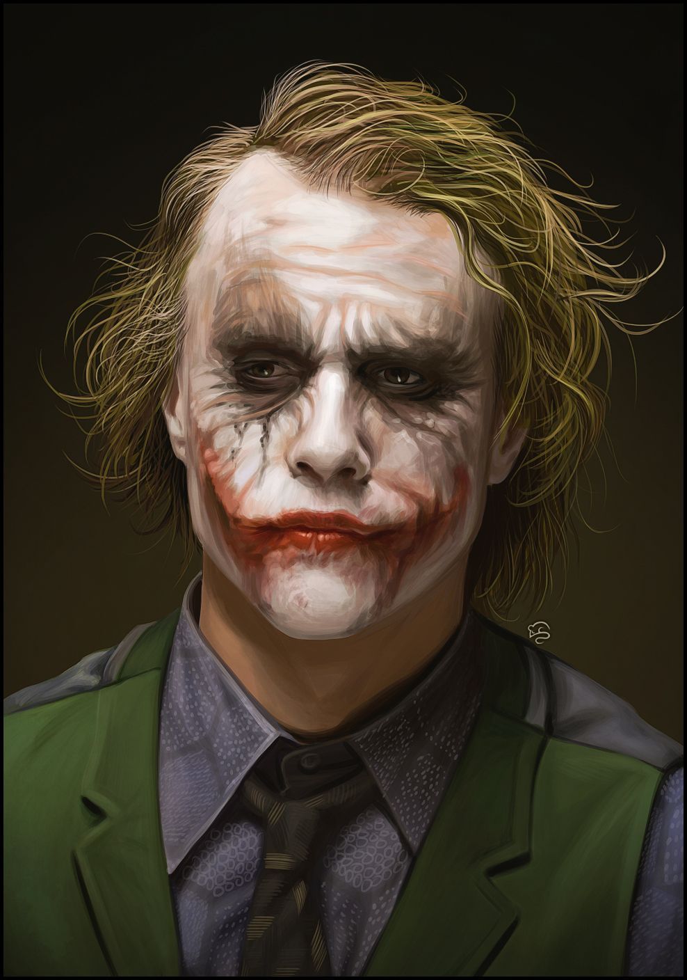 The Joker Heath Ledger Wallpaper - wallpaper