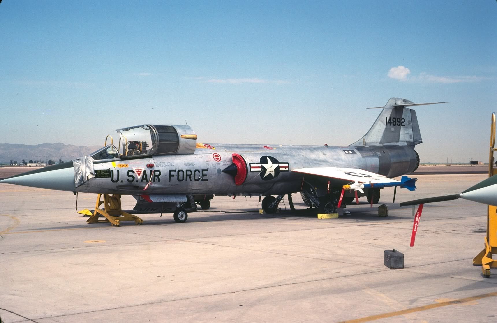 Aircrafts army Fighter jets USA lockheed F-104 starfighter ...