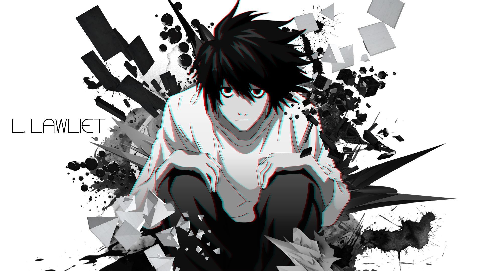 Featured image of post L Death Note Wallpaper Manga Death note l 1680x1050 anime death note hd art l