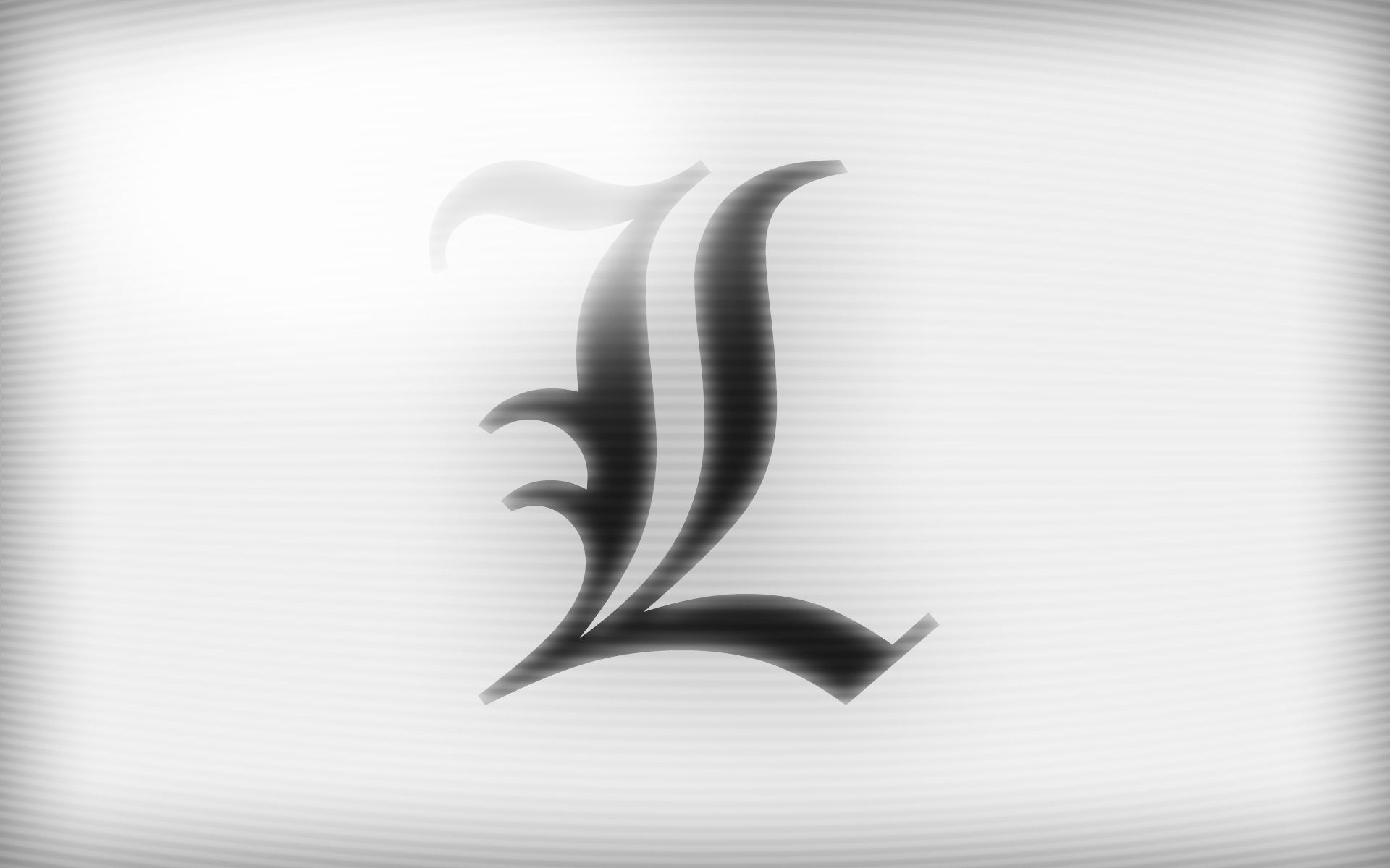 L Symbol Death Note, 1920x1200 HD Wallpaper and FREE Stock Photo