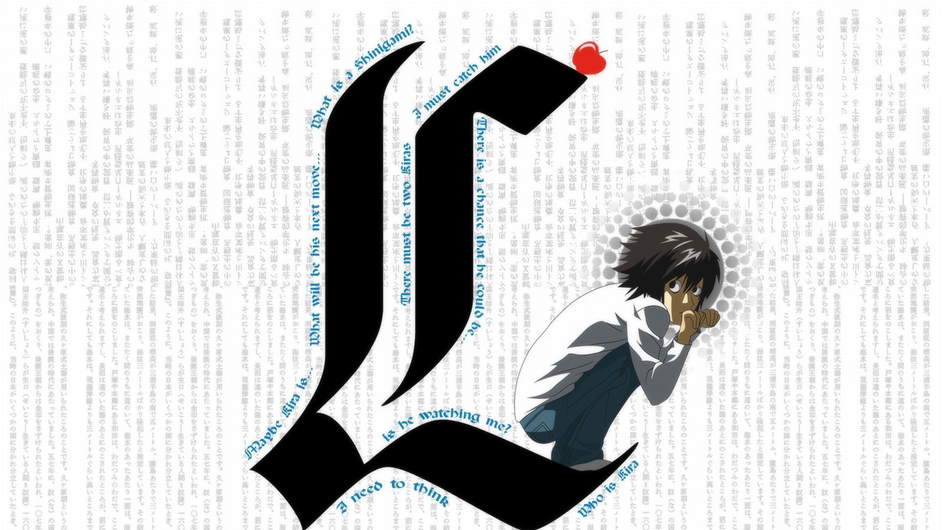 Wallpapers Death Note L From The Anime D For 1920x1080 | #285661 ...