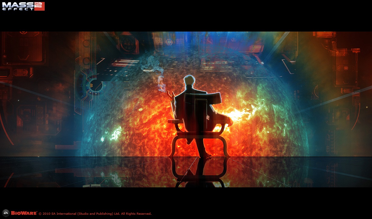 Illusive man with epic background image - Mass Effect Fan Group ...