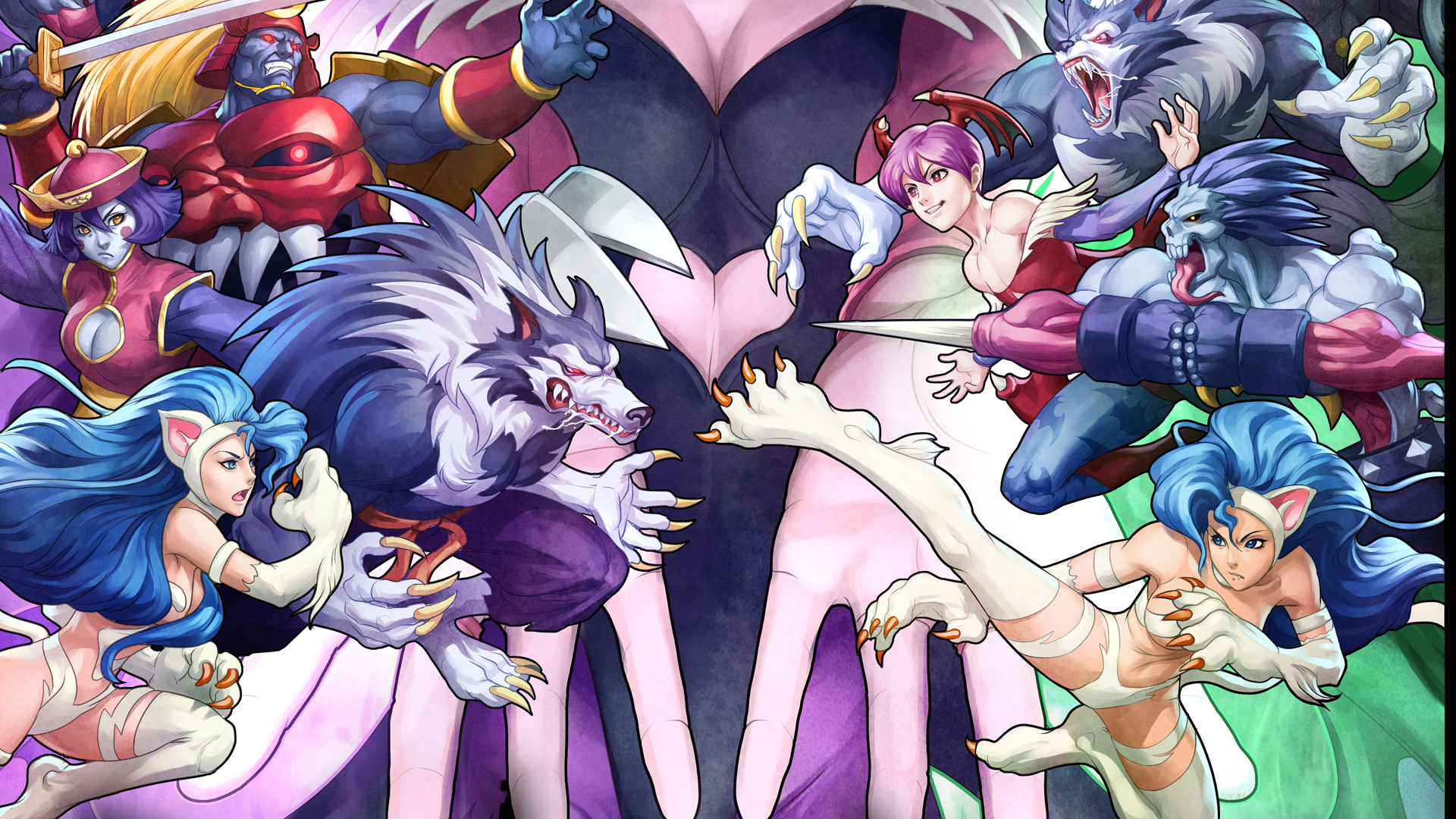 26 Darkstalkers HD Wallpapers | Backgrounds - Wallpaper Abyss