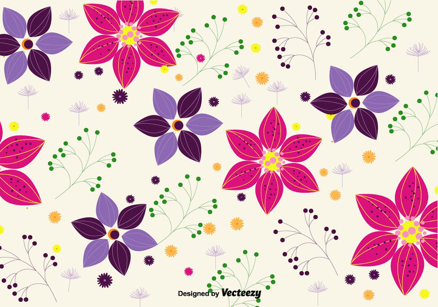 Green Flower Background Free Vector Art - 14716 Free Downloads